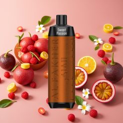 Al Fakher Crown Bar 8000 Crystal Disposable Vape Fruit de la Passion Doux 18ml 5mg 0.6ohm