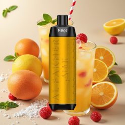 Al Fakher Crown Bar 8000 Crystal Disposable Vape Mangue Glace - 18ml, 5mg, 0.6ohm