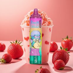 Fumot RandM Tornado 15000 Puffs 25ml 850mAh 0.9 Ohm Mesh Fraise Glacée