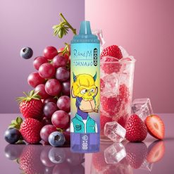 Fumot RandM Tornado 15000 Puffs 25ml 850mAh Glace Raisin
