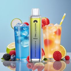 Hayati Pro Max 4000 Puffs Bleu Citronnade Framboise, 1400mAh, Rechargeable