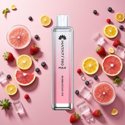 Hayati Pro Max 4000 Puffs Boule de Gomme Glacée - 2%/5%, 1400mAh, Rechargeable, TPD