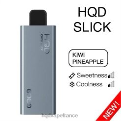 HQD Marseille - HQD CUVIE SLICK 6000 bouffées ananas kiwi lisse D268423
