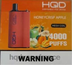 HQD Online Shop - HQD BOX 4000 bouffées pomme croustillante au miel D2684115