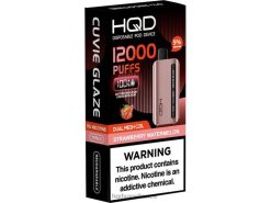 HQD Vape France - HQD CUVIE GLAZE vape jetable 12000 pastèque fraise D2684261