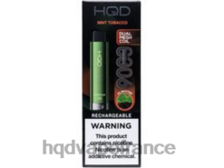 HQD Vape France - HQD CUVIE PLUS 2.0 jetable tabac à la menthe D2684221
