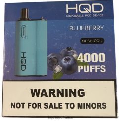 HQD Vape Online Shop - HQD BOX 4000 bouffées myrtille D268484