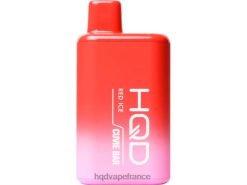 HQD Vape Online Shop - HQD CUVIE BAR jetable glace rouge D2684244