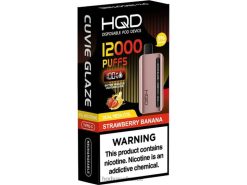 HQD Vape Online Shop - HQD CUVIE GLAZE vape jetable 12000 fraise banane D2684254