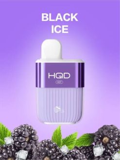 HQD Vape Paris - HQD HOT 5000 bouffées glace noir D268462
