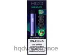 HQD Vape Store - HQD CUVIE PLUS 2.0 jetable mojito rouge D2684247