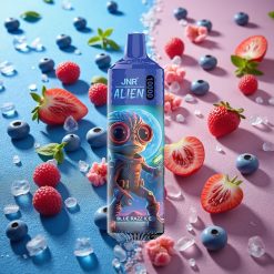 JNR Alien 10000 Puffs Bleu Framboise Glacée 850mAh 20ml Type-C LED RGB