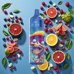 JNR Alien 10000 Puffs Bleu Monsieur 850mAh 20ml Type-C RGB