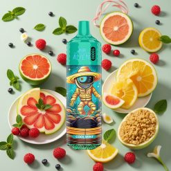 JNR Alien 10000 Puffs Menthe Glaciale 850mAh 20ml Type-C RGB