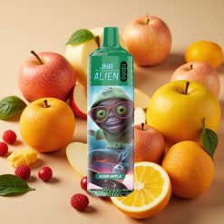 JNR Alien 10000 Puffs Pomme Acidulée 850mAh 20ml Type-C LED RGB