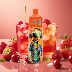 JNR Alien Max 18000 Puffs - Écran LED, Double Mesh Coil, 28ml, Cerise Cola Pétillante