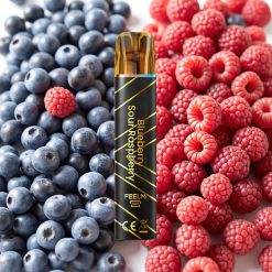 JNR Black&Golden 800 Puffs 2ml 2% Myrtille Framboise Acidulée