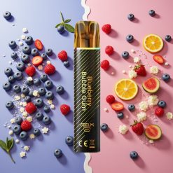 JNR Black&Golden 800 Puffs 550mAh 2ml TPD 2% Bulle Myrtille