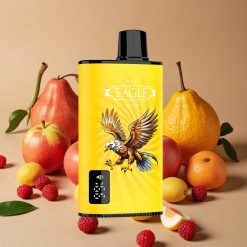 JNR EAGLE Smart 23000 Puffs Double Pomme - Écran Digital, Airflow Réglable, 25ml