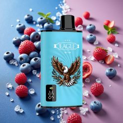 JNR EAGLE Smart 23000 Puffs Écran Digital 1.0ohm Mesh 25ml Myrtille Glacée