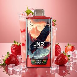 JNR Falcon Pro 28000 Fraise Glacée 30ml 950mAh 5% Ecran Dual Mesh USB-C MTL