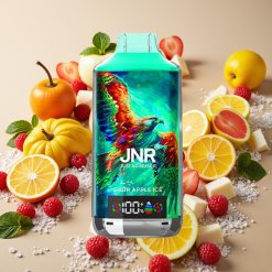 JNR Falcon X 18000 Puffs Pomme Verte Glacée - 24ml, Dual Mesh, Type-C