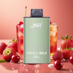 JNR Mega Box 25000 Puffs E-cigarette Jetable Cerise Cola Pétillante – 30ml, 850mAh, Charge Type-C