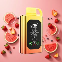 JNR Shisha Hookah Box 20500 Puffs - Pastèque Fraise Bubblegum - 25ml - Dual Mesh Coil - Type-C
