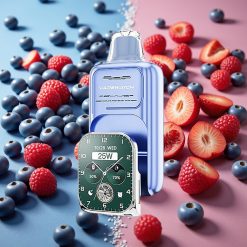 JNR VapeWatch 30000 Puffs 19mL 5% Dual Mesh Glace Bleue Framboise