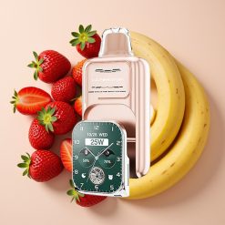 JNR VapeWatch 30000 Puffs Fraise Banane - 1000mAh, 19mL, 5%