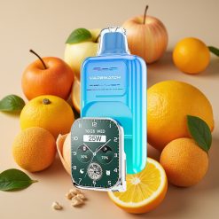 JNR VapeWatch 30000 Puffs Pomme Acidulée Glacée - 1000mAh, 19mL, 5%
