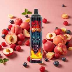 JNR Wolf Niplo 10000 Puffs Pêche Baies 1.0 Ohm 20ml France vape fournisseur