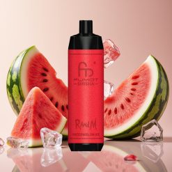 RandM Fumot Shisha 10000 Puffs - Pastèque Glacée, 18ml, 0.5% Nicotine