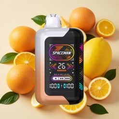 SMOK Spaceman SP40000 0% Nicotine 40000 Puffs 20ml Mangue Aigre-Miel Rosée 1000mAh 26W