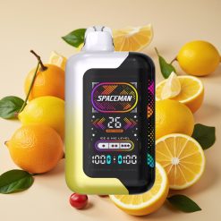 SMOK Spaceman SP40000 40000 Puffs 0% Nicotine 20ml Citron Pop Écran LED 1000mAh