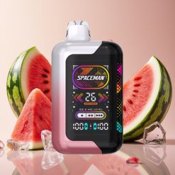 SMOK Spaceman SP40000 40000 Puffs 0% Nicotine 20ml Rechargeable Écran LED Glace Pastèque